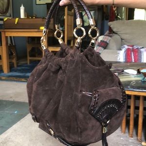 Cole Haan suede purse